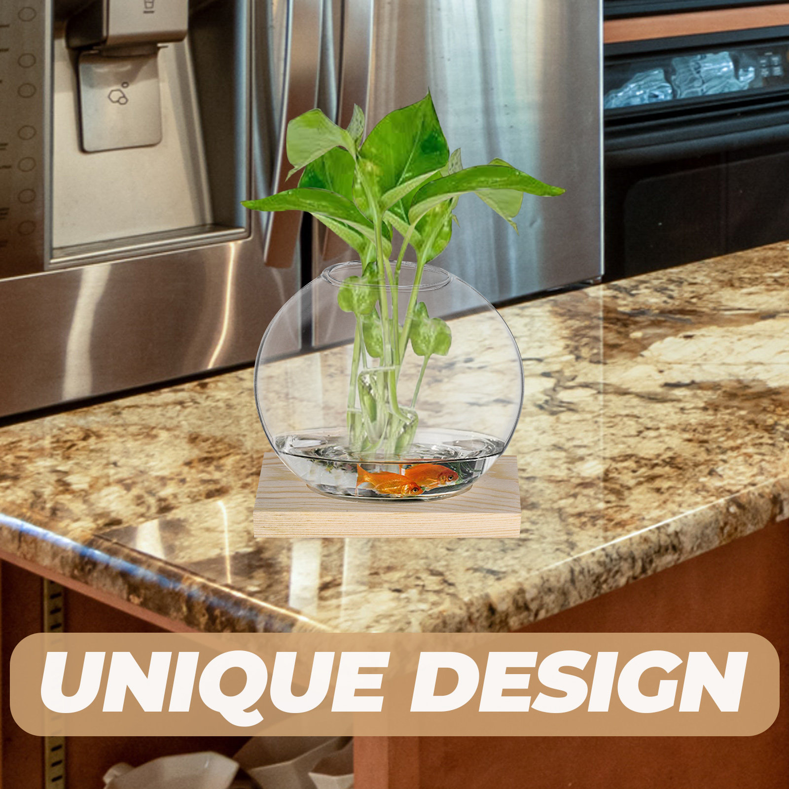 2Sets Glass Small Plant Vase F - Propagation Station Vase 评论和价格